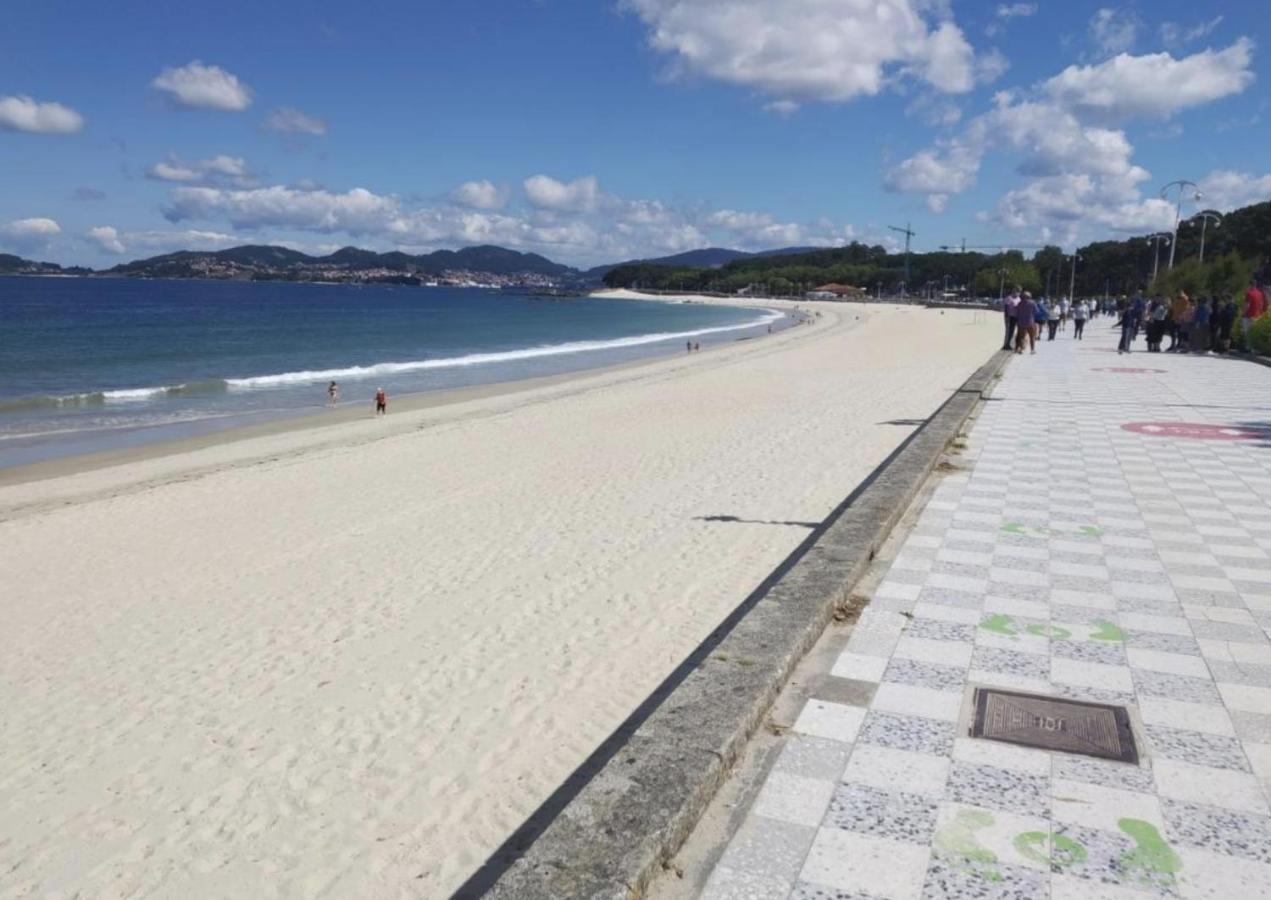 Samil Apartment, Primera Linea De Playa Con Wifi Y Garaje Vigo Exterior foto